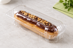 Caserolă plastic transparentă pentru 1 ecler