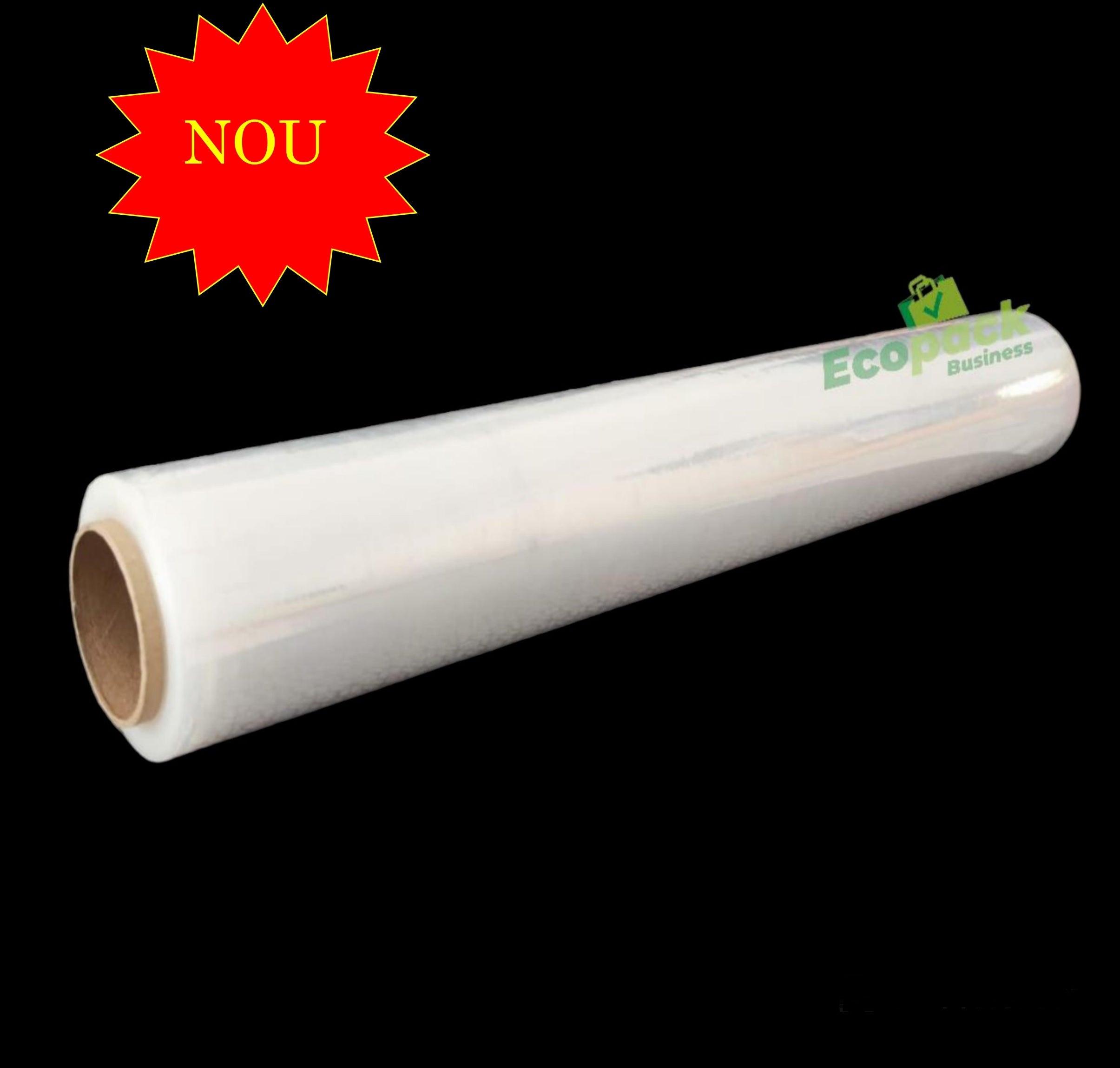 FOLIE STRETCH DE PALETAT MANUALA TRANSPARENTA 1,1kg/rola 23 my
