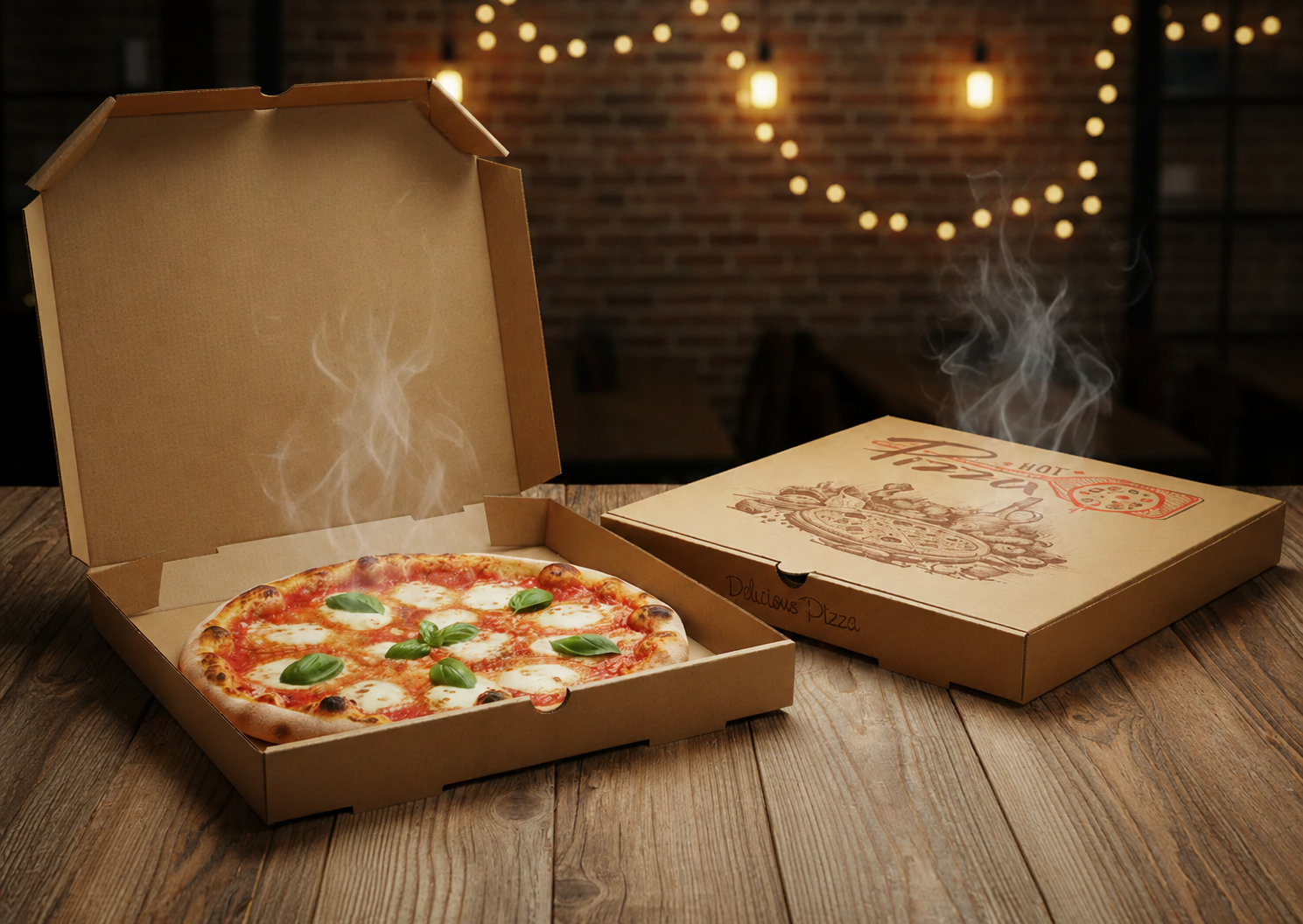 CUTIE PIZZA 32*32*3,5 cm KRAFT Imagine principală a produsului