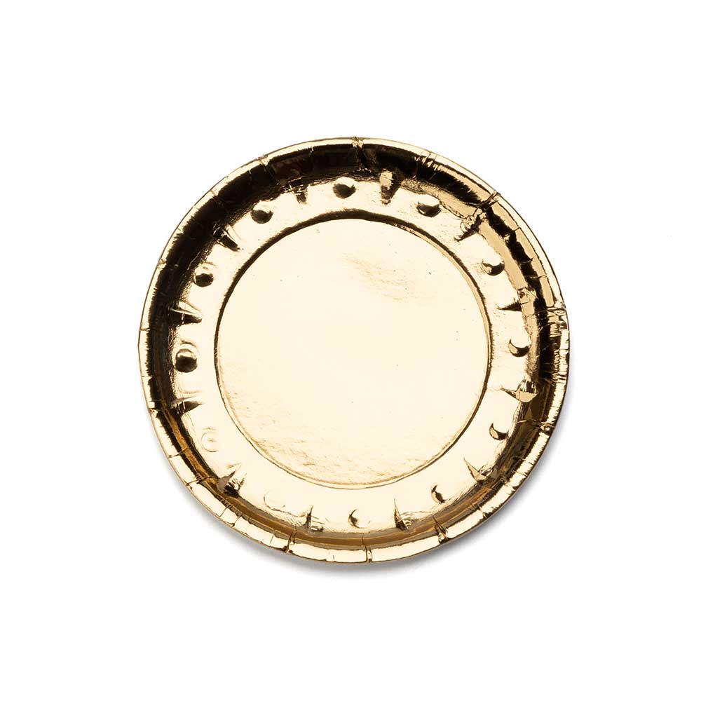PLATOURI ROTUNDE 10CM AURII