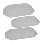 CAPAC PLATOU NEGRU 45 cm cu clips