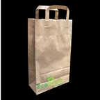 SACOSA DIN HARTIE NATUR MANER BANDA 22x36+10cm 250buc/bax