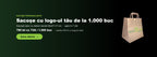 Sacoșe natur cu logo de la 1.000 buc – 790 lei cu TVA