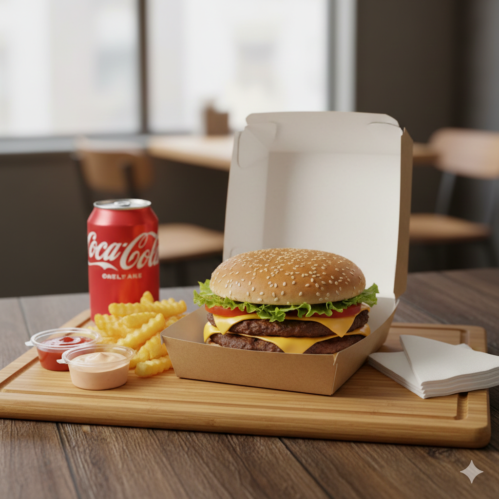 CUTIE CARTON HAMBURGER NATUR MARE