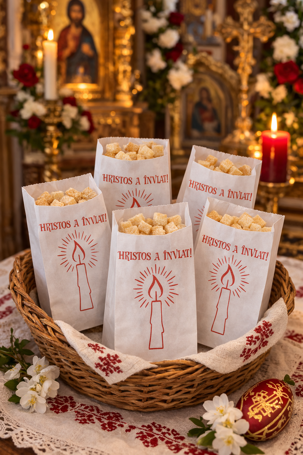 PUNGA ANAFURA HRISTOS A INVIAT 8x16.5+3cm 3000buc/bax Imagine principală a produsului