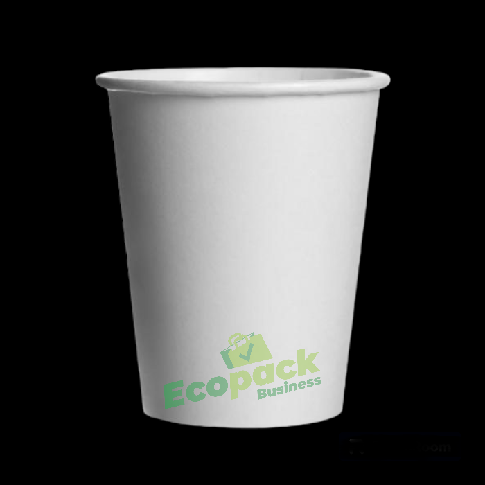 PAHARE CARTON 12OZ ALBE 50buc/set