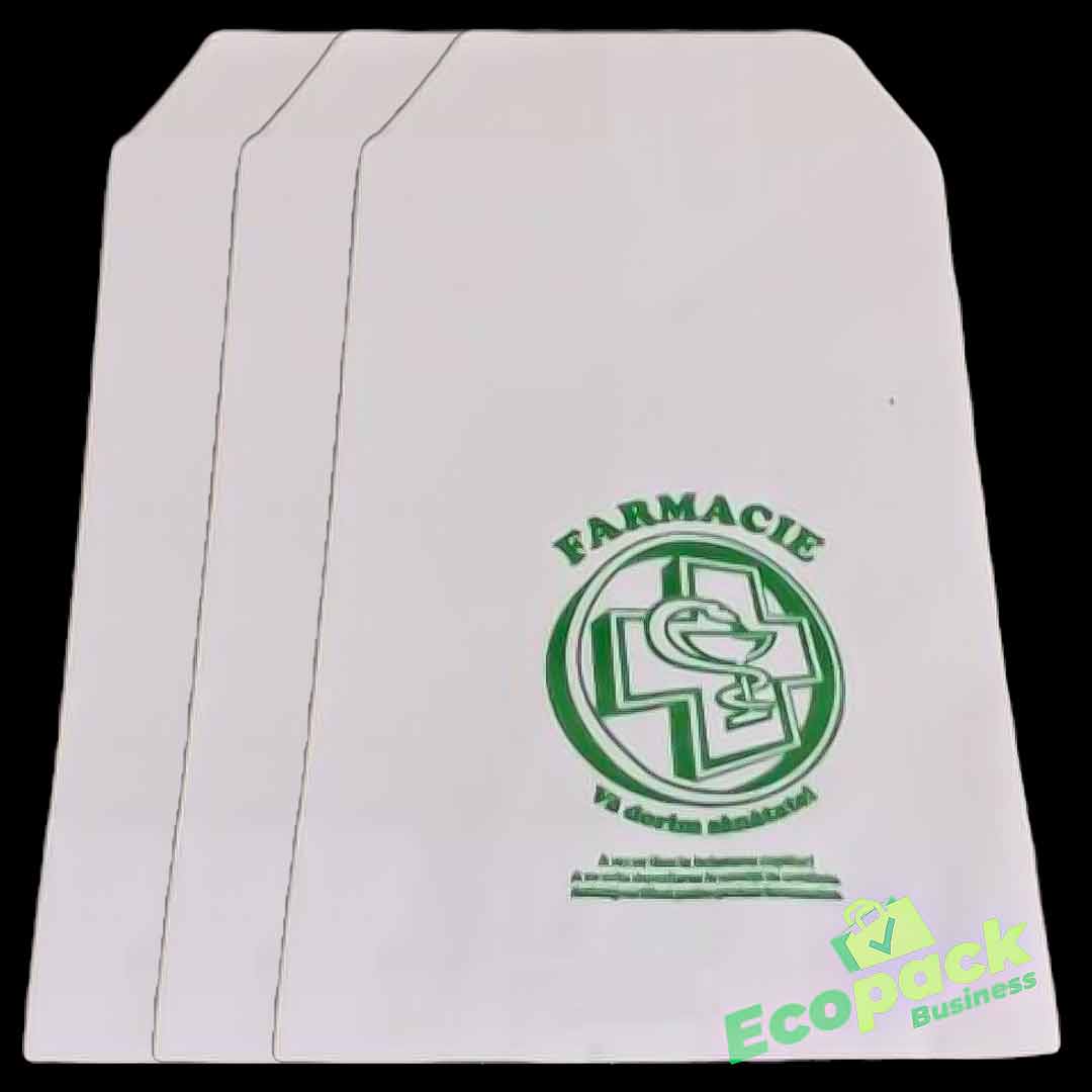 Punga Farmacie Hartie Alba 9x15cm