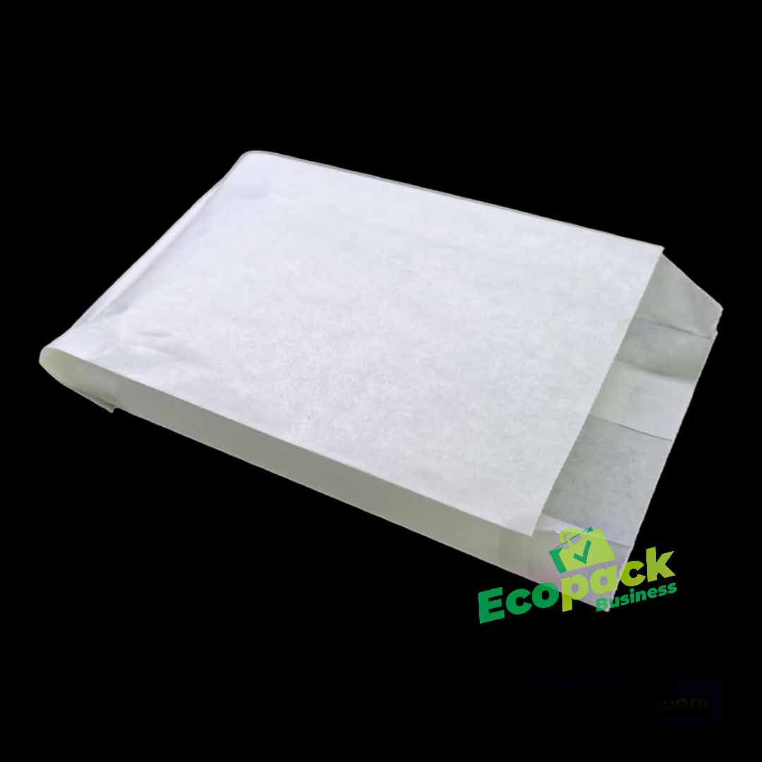 PUNGI ALBE HARTIE 8x16.5+3cm 3000buc/bax