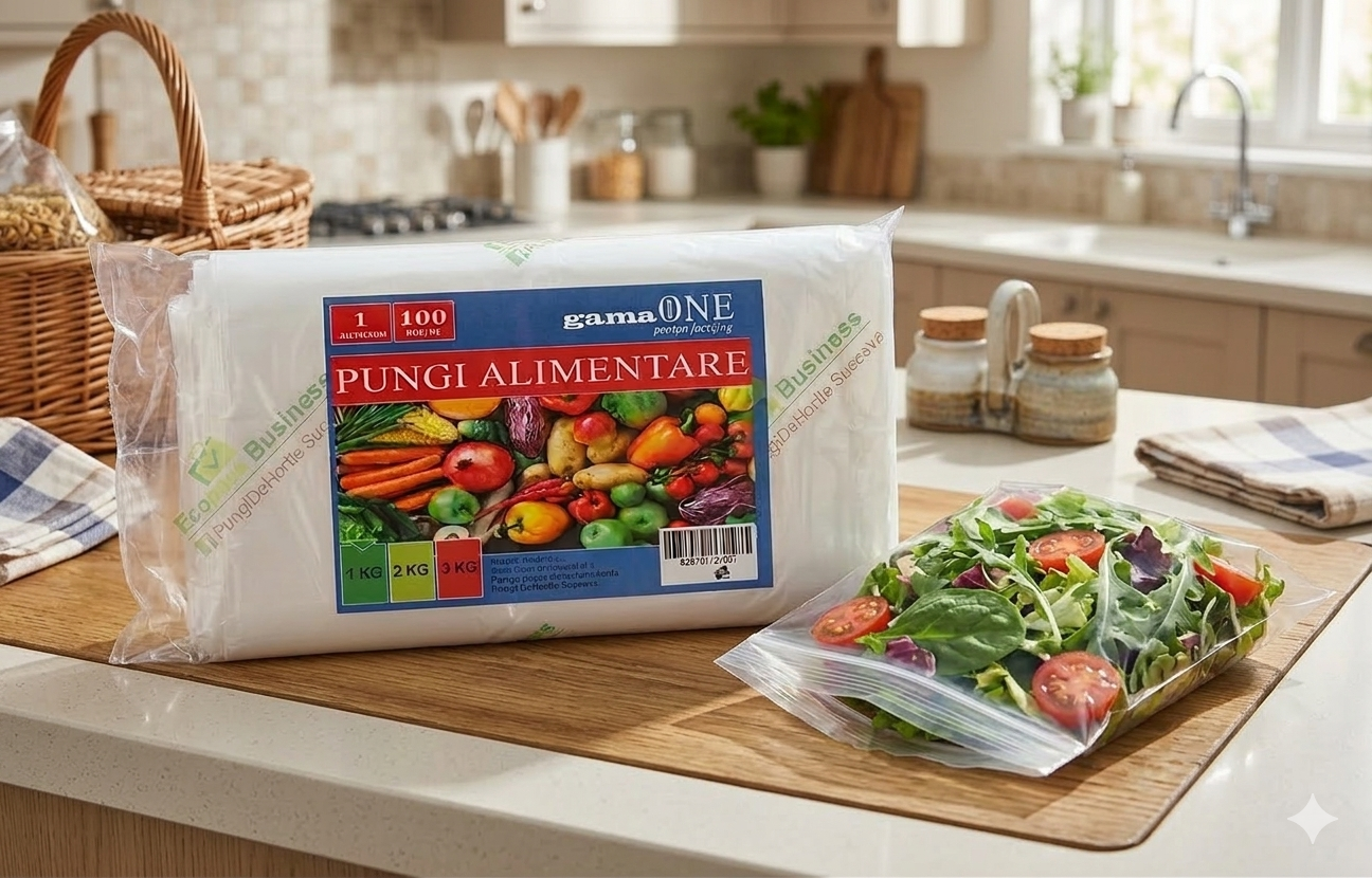 PUNGI ALIMENTARE CONGELATOR 3kg -40x30cm- 100buc/set Imagine principală a produsului