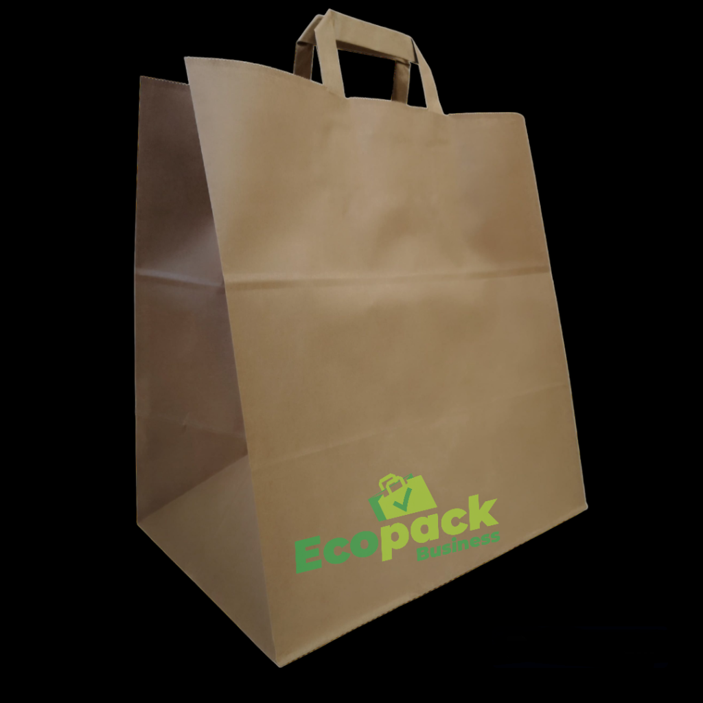 SACOSA MANER BANDA NATUR 32+21X33CM (250BUC/BAX)