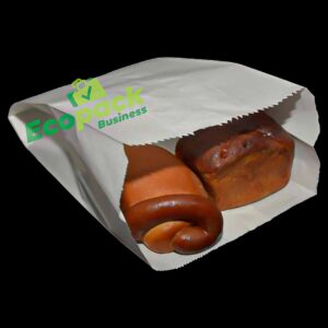 punga hartie alba 22x8x31cm pentru produse alimentare